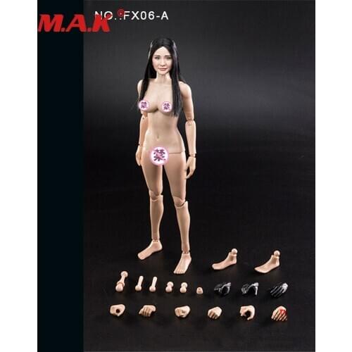 Hot Sales 1/6 VERYCOOL FX06A Asia Star Girl Yang Mi Curly Hair Head Sculpt and VC 3.0 Body Figure without Clothing Set Fans Gift