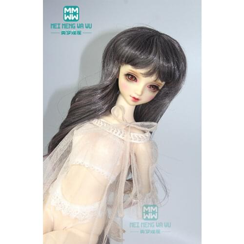Soot powder large wave curls hair for 1/3 1/4 1/6 BJD/SD doll clothes BJD accessories for doll