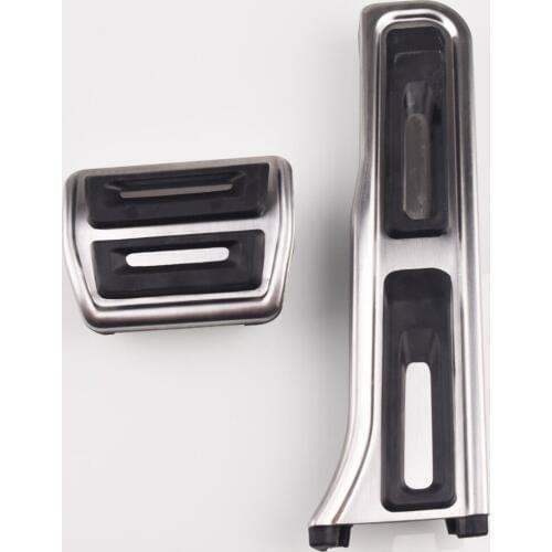 Stainless steel Car Pedal Pads Cover For Audi Q3 For Volkswagen Passat B7 Variant Touran Scirocco Car Stying