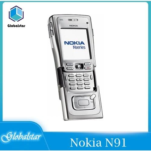 Nokia n91 Refurbished Unlocked Original Nokia N91 8GB 4GB Mobile Phone Unlocked 3G Wifi Arabic Russian Language Refurbished