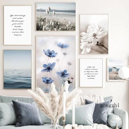 Autumn Forest Nature Photography Canvas Painting Poster Print Nordic Plants Mountain Lake Scandinavian Wall Art Pictures Decor