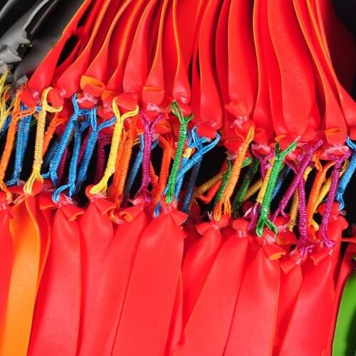 Flat Rubber Band for Shooting Fish with Slingshot., Darts Outdoor Hunting Elasticity Multiple Colour
