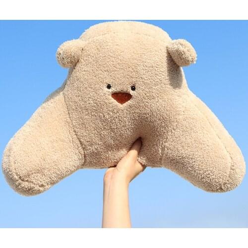 Cartoon bear series headrest, waist support, car interior, home, female car accessories