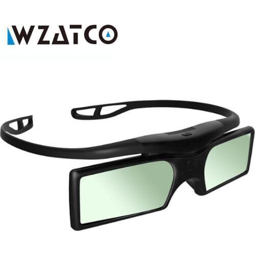 WZATCO Promotion ! 4pcs/lots Professional Universal DLP LINK Shutter Active 3D Glasses For All DLP Ready 3D projector Z4000