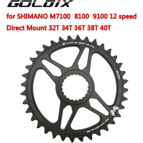 Direct Mount 32T 34T 36T 38T 40T Bicycle Chainring MTB Narrow Wide Bicycle Chainwheel For Deore XT M7100 M8100 M9100 12S Crankse