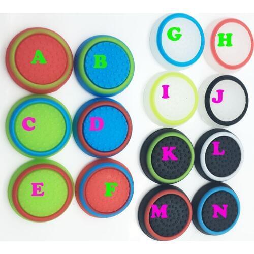 12PCS Silicone Colorful Cap Thumb Stick Joystick Grip For Sony PS4 PS3 Xbox 360 Xbox one Controller