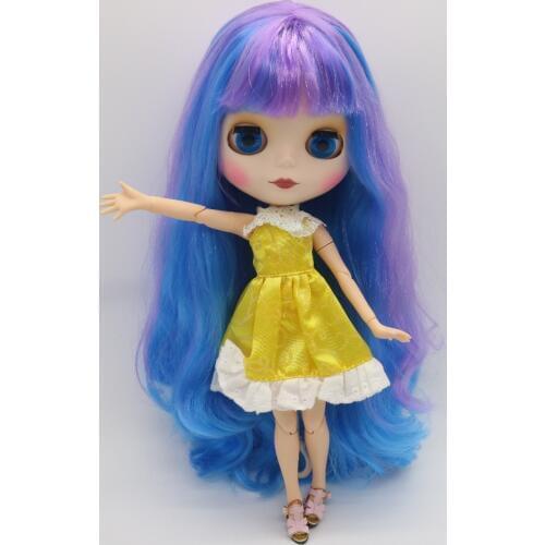 Joint body Nude blyth dolls Mixed hair matte face smallest breast