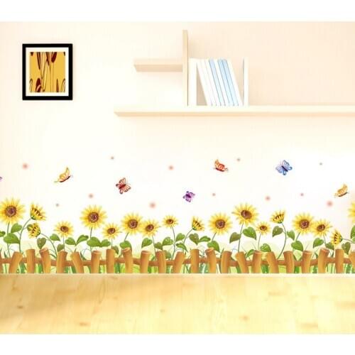 Plant Cactus Potted Butterfly Flower Pot Set DIY Wall Decals/Adhesive kitchen Wall Sticker Art Bathroom Windows Decor murals