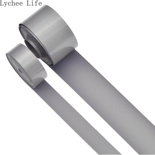 YeulionCraft 5Mx2cm Reflective Tape Heat Transfered Sticker For Clothing Iron On Bag Shoes Diy Sewing Crafts