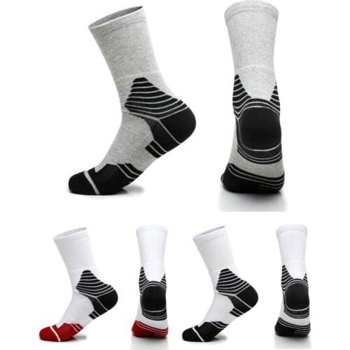 Three Pair Professional Basketball Running Towel Bottom Anti-Slip Sport Boat Outdoor Breathable Sports Socks Basketball Socks