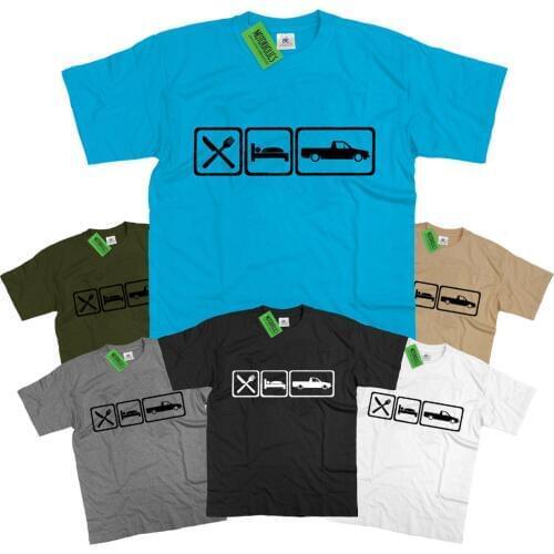 2019 Hot Sale Mens Eat Sleep Classic Japanese car fans Caddy Mk1 T Shirt ~ Pickup Retro Surf Dub Tee shirt