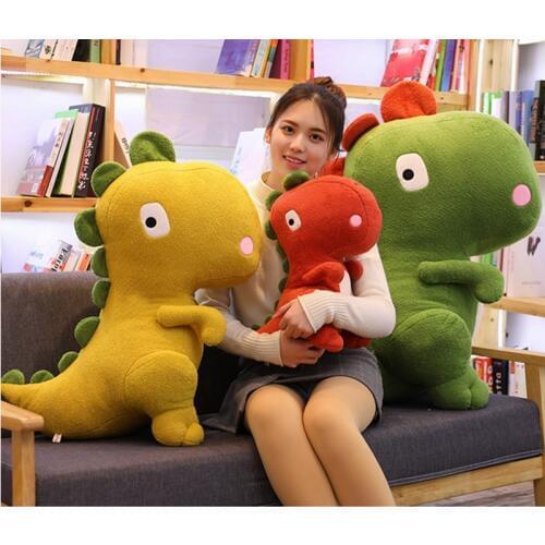 45-110cm dinosaur pillow cute animal stuffed soft toy cushion dinosaur plush doll home sofa decoration pillow kids toy boy gift
