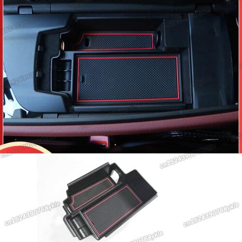 Lsrtw2017 abs car armrest storage plate for bmw 5 series 520i 528i 530i 540i 525d G30 2017 2018 2019