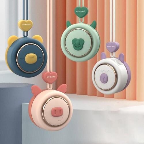 Electric Fan Adjuatable Safe Plastic Bladeless Mini USB Fan for Outdoor