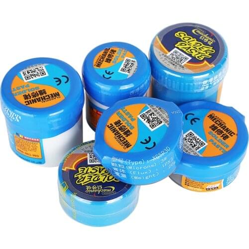 Solder Paste Flux Tin Paste Melting Point 138°C and 183°C Tin Sn63/Pb67 for Soldering Iron Circuit Board Repair BGA SMT Rework