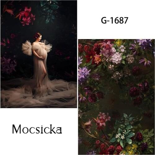Fantasy Flowers Photography Backdrops for Pregnant Woman Newborn Adult Birthday Art Portrait Professional Photocall Background