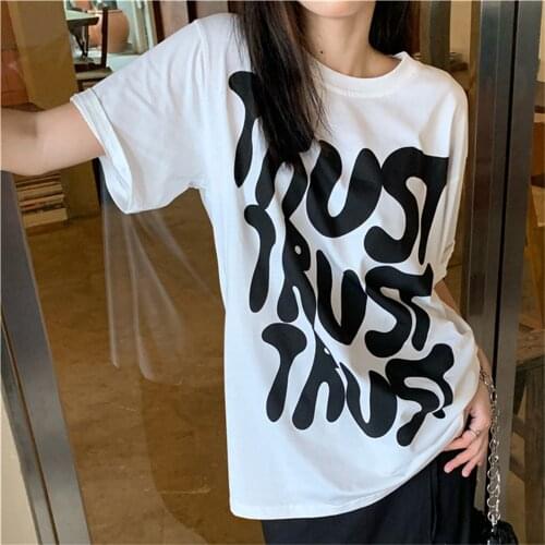 HziriP Women's T-shirts With Inscriptions