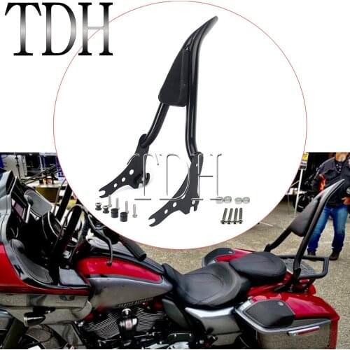 Motorbike Sissy Bar Backrest w/Docking Hardware Kit For Harley Deluxe FLDE Heritage FLHC Softail Slim FLSL Street Bob FXBB 18-21