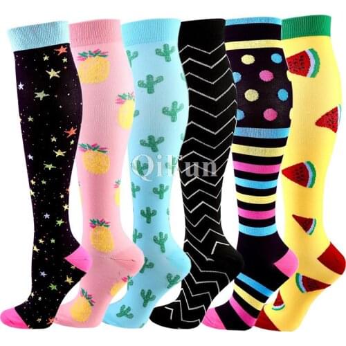 40 Styles Compression Socks Circulation Fit For Medical Varicose Veins Edema Diabetes, Running Hiking Men Women Sports Socks
