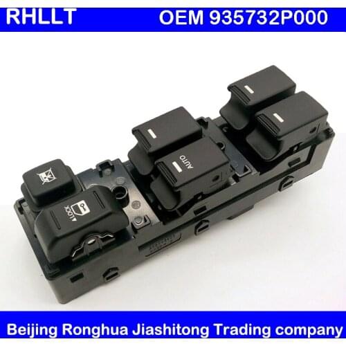 Drivers side LEFT REGULATOR window lifter control switch for kia Sorento 2009-2014 OEM 935732P000 935702P100VA