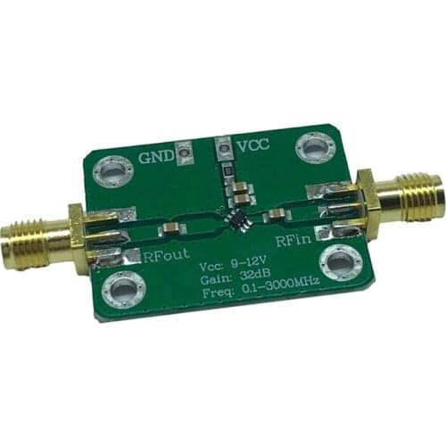 LNA 0.1-3000MHz Gain 32DB Wideband RF Amplifier Low Noise Amplifier, Radio Amplifier Module