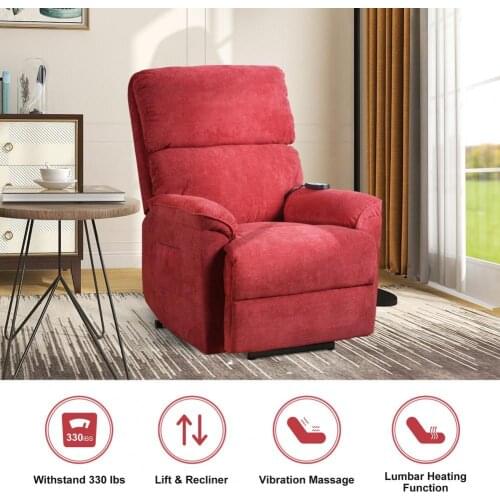 Multifunctional Simplicity Extending Footrest Ergonomic Massage Chair for Dorm