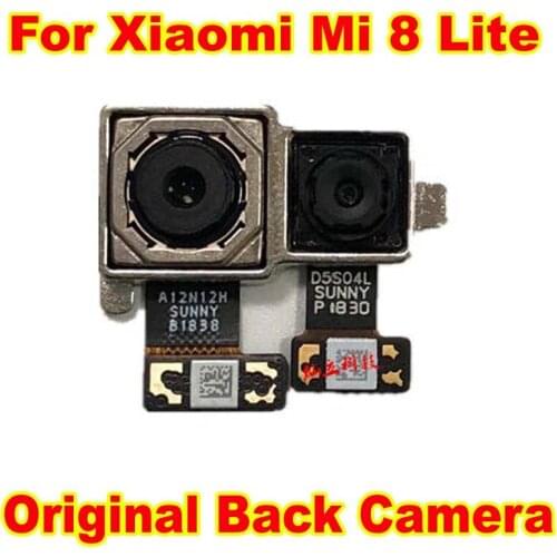 Original Best For 6.26" Xiaomi Mi 8 lite Mi8 Lite Backside Big Main Rear View Back Camera Module Flex Cable Mobile Replacement
