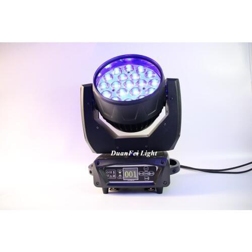 10pcs 19*15w rgbw 4in1 led moving head wash dj equipment sound auto zoom lyre dmx beam moving head dj washer