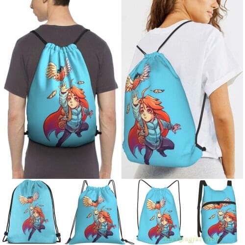 Madeline & Strawberry Celeste Men Outdoor Travel Gym Bag Waterproof Drawstring Backpack Women Fitness Swimming Bag