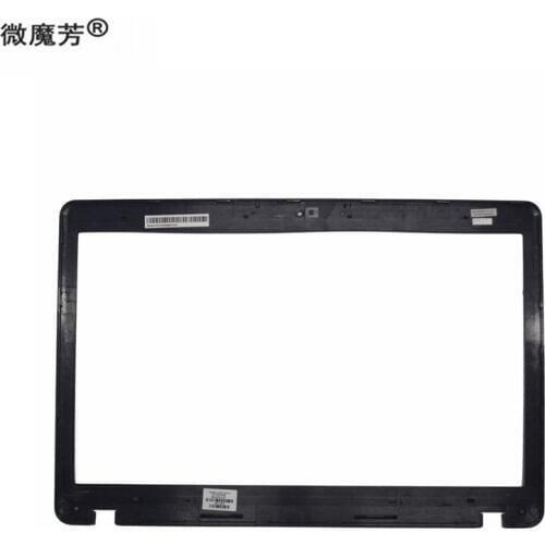 New FOR HP For ProBook 4540S 4540 S 4545S LCD Front Bezel Cover & Webcam Port 683478-001 B Shell Screen Frame CASE BLACK