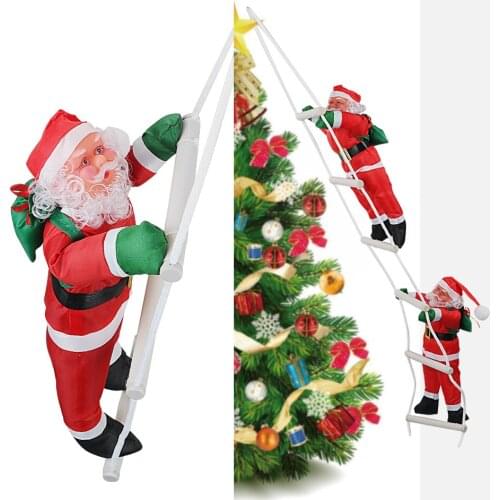 Santa Claus Christmas Tree Pendant Pendant Ladder New Year Decorations Doll Toys Xmas Gifts Christmas Decorations Drop Ornaments
