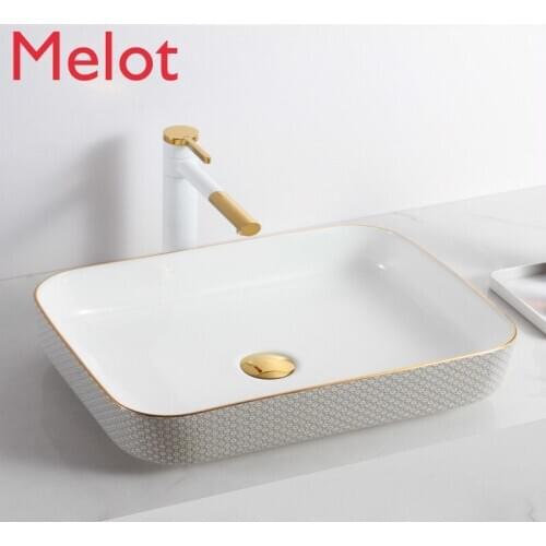 Modern Phnom Penh Platform basin wash basin toilet ceramic wash basin basin creative wash basin oval art basin