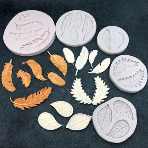 Leaf Flower Silicone Mold Fondant Cake Decorating Tool Chocolate Fudge Mold, Sugarcraft, Kitchen Tool