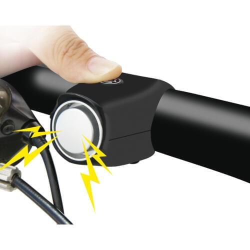 Bicycle Electronic Bell 110dB Rainproof Horn MBT Mountain Bike Riding Equipment Portable Silicone Road Cycling Handlebar Bells