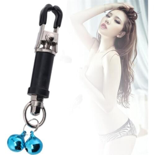 1Pc Metal Nipple Brest Clip with Bells Body Massage Adult Couple Clamp Sex Toy