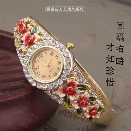 Manufacturers selling female list custom cloisonne bracelet watch contracted national wind ms quartz crystal electronic