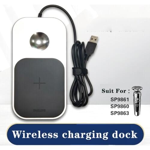 100% Original Wireless charging dock For Philips Electric Hair Timmer Shaver SP9860/9861/9863/9880 HQ8509