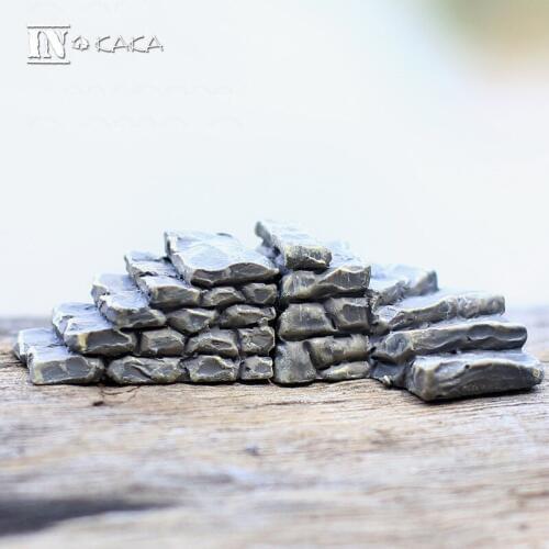 2pcs stone Ladder Fairy terrarium figurine statue resin Micro garden Decoration miniature sculpture doll house DIY accessories