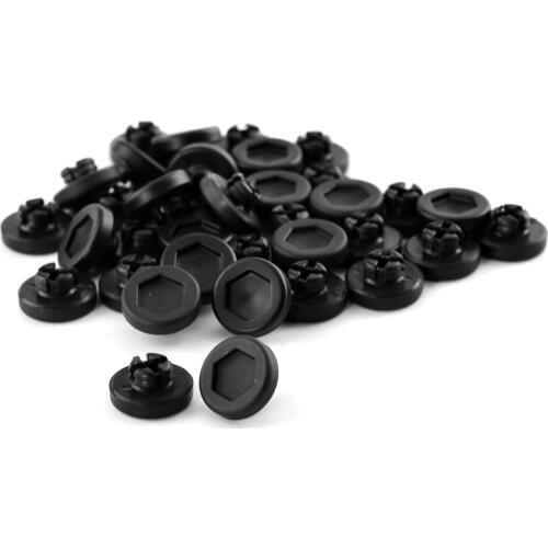 25 pcs 8mm 15mm Matt Black Universal Wheel Rivets Nuts Replacement Rivets For Rim Lip Decoration
