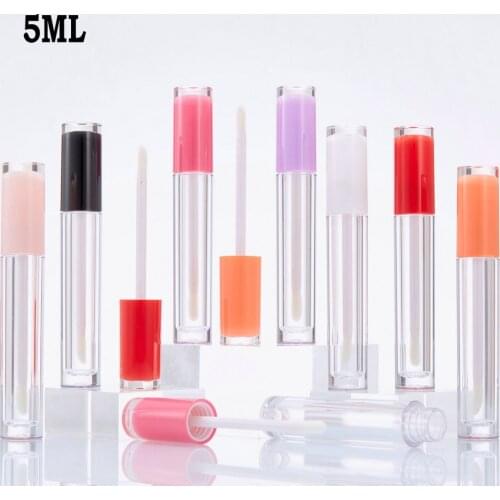 5ml Empty Lip Gloss Bottle Round Tube DIY Lipstick Container Refillable Vials Sample Display Bottle