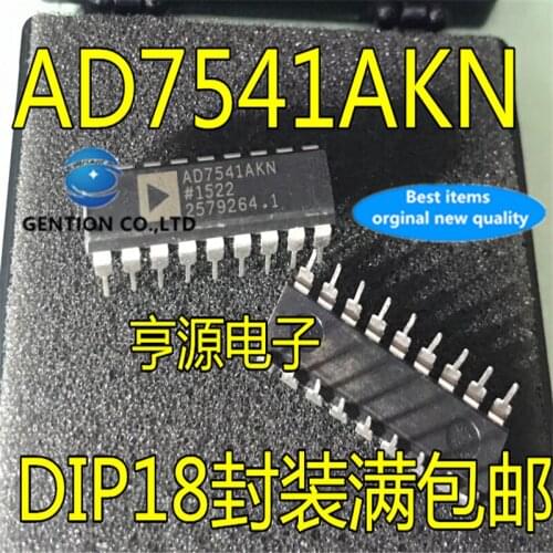5Pcs AD7541AKN AD7541AKNZ AD7541 DIP-18 Digital to analog converter in stock 100% new and original
