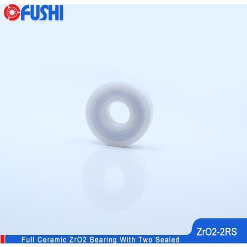6206 Full Ceramic Bearing ZrO2 1PC 30*62*16 mm P5 6206RS Double Sealed Dust Proof 6206 RS 2RS Ceramic Ball Bearings 6206CE