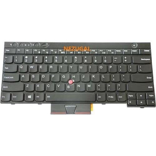 95%New US English Keyboard for Lenovo Thinkpad L430 L530 T430 T430i T430S T530 T530i W530 X230 X230i X230 Tablet Laptop 04X1315