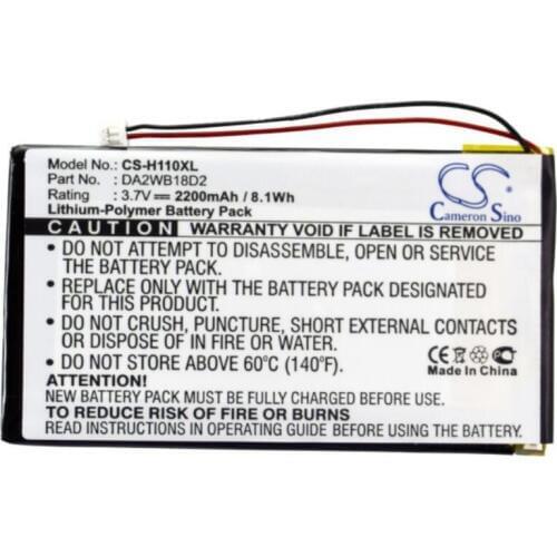 Cameron Sino 2200mah battery for IRIVER H110 H120 H140 H320 H340 MP3 Playmer DA2WB18D2 batteries