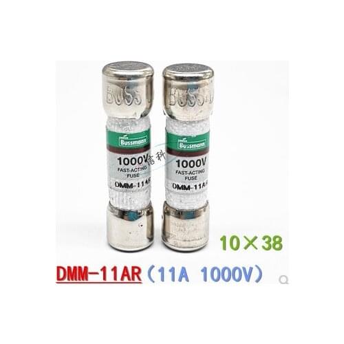 FREE SHIPPING 2PCS/LOT Fluke multimeter special fuse fuse 10*38MM BUSS DMM-11AR 1000V 11A