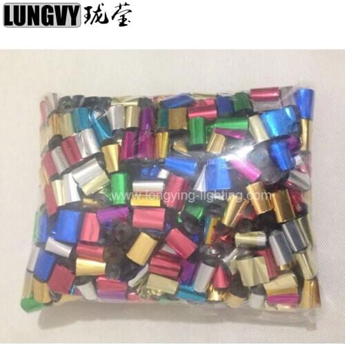 Free Shipping 3KG/Lot Wholesale Bulk Metallic Confetti For Tour Stage Confetti Cannon