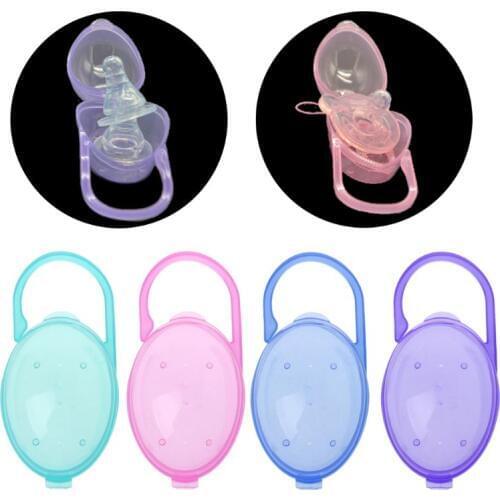 Baby Solid Pacifier Box Soother Container Holder Pacifier Box Travel Storage Case Safe Holder Pacifier PP Box Nipple Storage