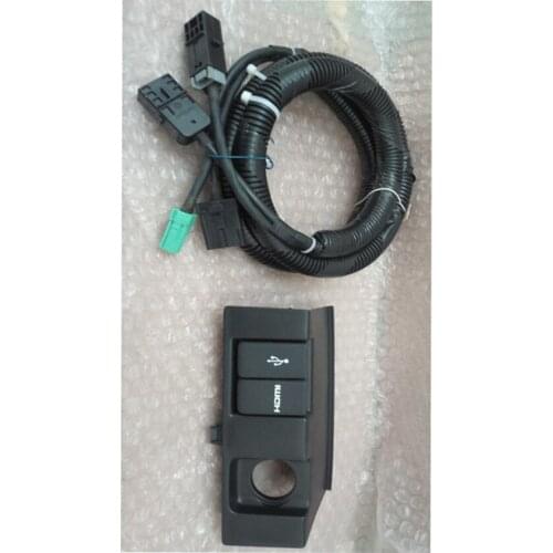 For Honda Accord 2016 year HDMI High-definition DA USB Cover Box Base Trim