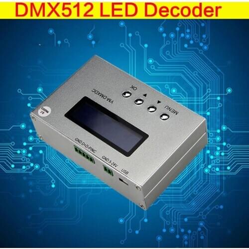 DMX512 Encoder/Address coder DMX LED Pixel light Decoder DMX512 LED Wall Washer Light Digital Tube Controller