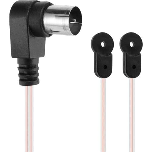 FM Antenna 75 Ohm F Type Male Plug for Home Radio Stereo Signal Receiver Aerial